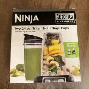 Brand-New Ninja Auto-iQ Blender with Tritan Nutri Ninja Cups